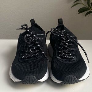 Desigual Black and White Size 7.5 Women's Sneakers